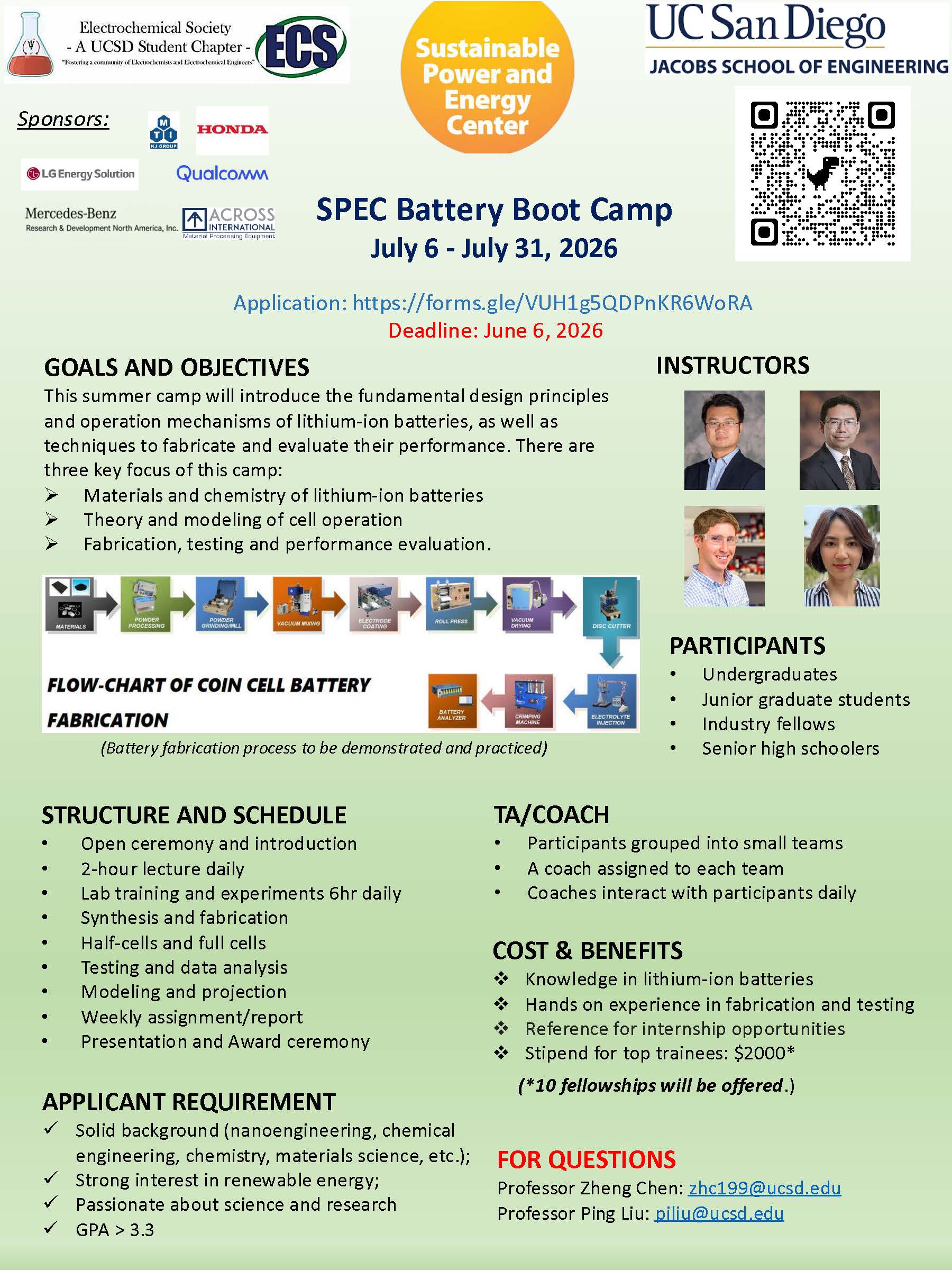 2026 Battery Boot Camp Flyer